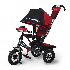 Трехколесный велосипед Lexus Trike LX с ручкой, регулируемой спинкой, световыми и звуковыми эффектами (Lexus Trike, LX-950DWM-13sim)